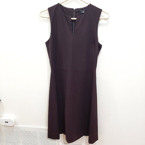 Theory high cut minimalist fall wool dress - Picture 4 of 12